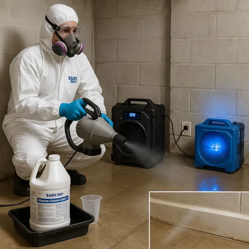 Sanitization and Odor Removal process in McKinleyville, CA