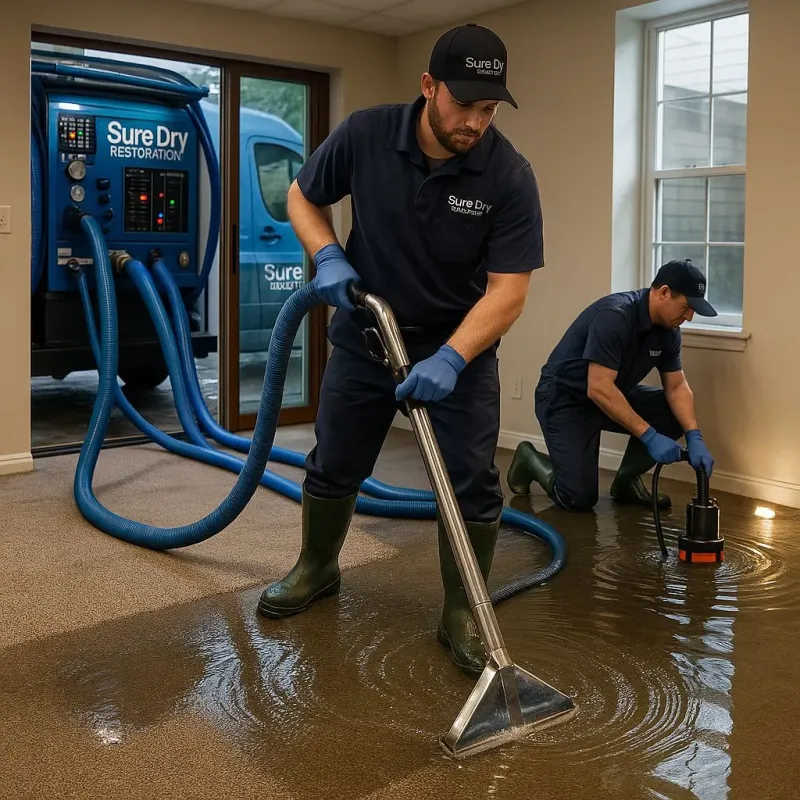 Water Extraction and Removal process in McKinleyville, CA